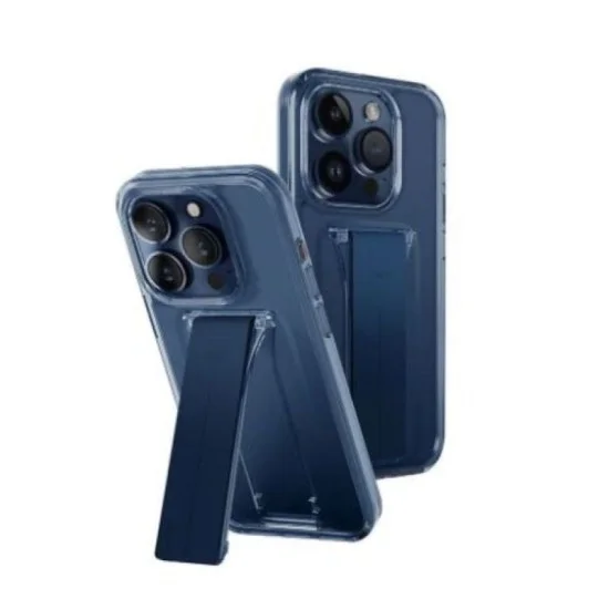 Cover Iphone 15 Pro Heldro Mount With Stand Uniq (Deep Blue)
